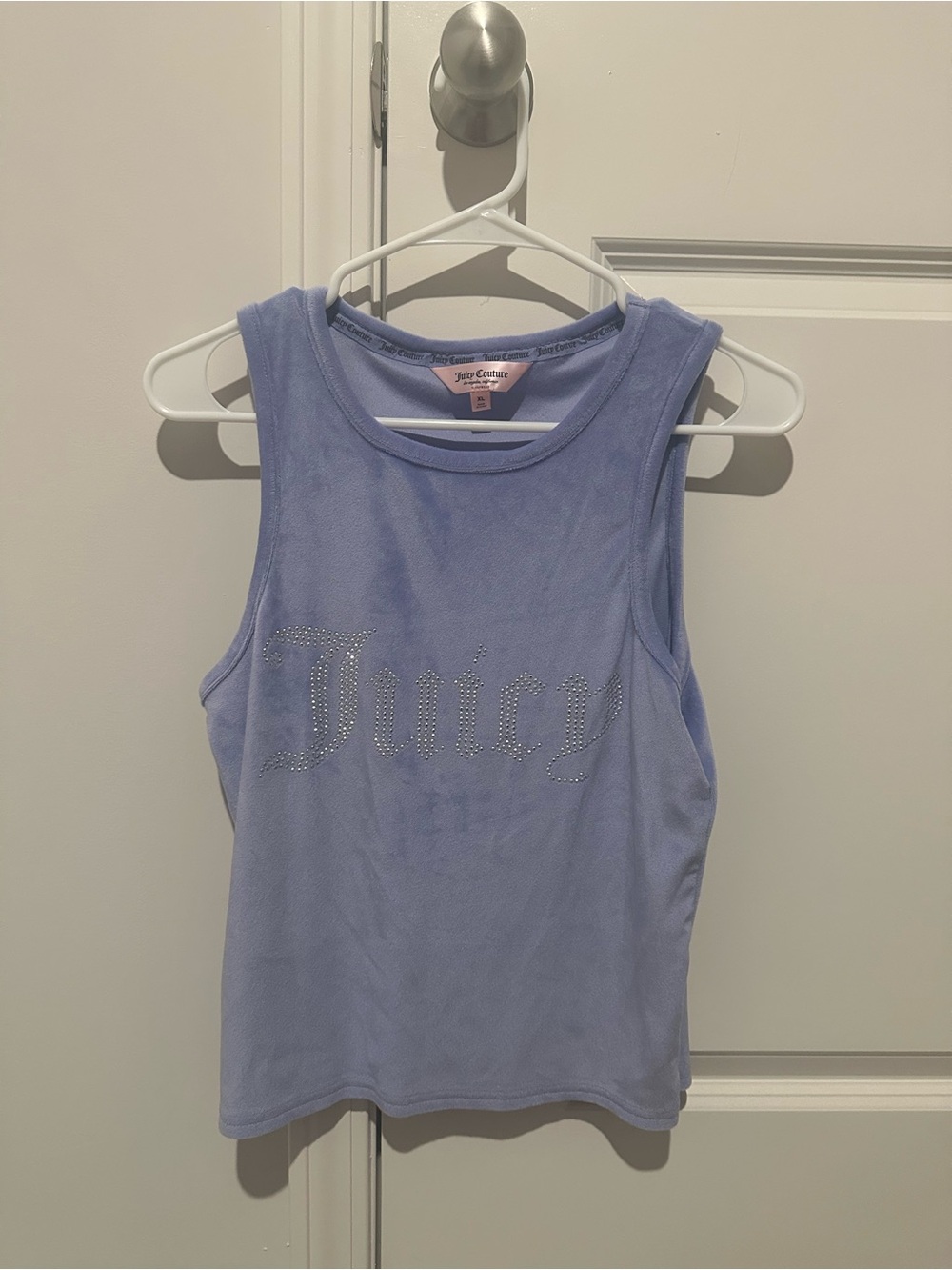 Juicy Couture Lavender Rhinestone Logo Tank